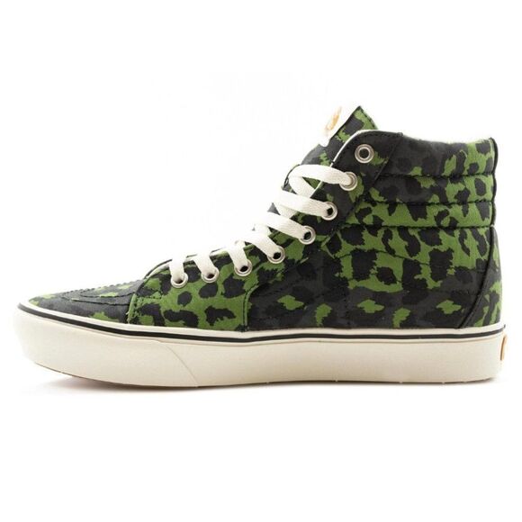 Vans Of The Wall Men's Sk8-Hi Comfy Cush Green Low Top Flat Heel Sneakers Size 5 - Picture 1 of 14